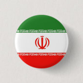 Iranflagge Button (Vorderseite)