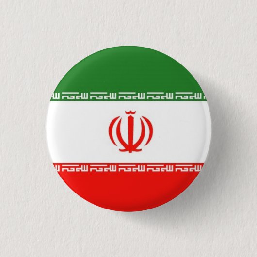 Iranflagge Button (Vorderseite)