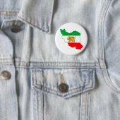 Iranische Flag-Karte mit Löwenlogo Button (Beispiel)