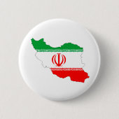 iranische Flagge Button (Vorderseite)