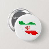 iranische Flagge Button (Vorne & Hinten)
