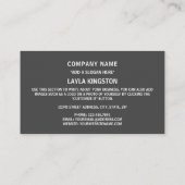 Iranische Flagge, Flagge des Iran Visitenkarte (Rückseite)