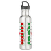 Iranische Flagge Gorgetic Patriotic Edelstahlflasche (Rückseite)