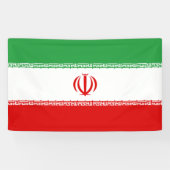 Iranische Flagge (Iran) (Persisch) Banner (Horizontal)