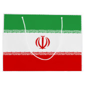 Iranische Flagge (Iran) (Persisch) Große Geschenktüte (Rückseite)
