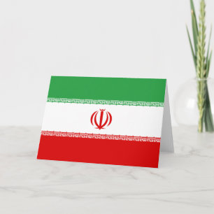 Iranische Flagge (Iran) (Persisch) Karte
