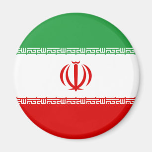 Iranische Flagge (Iran) (Persisch) Magnet
