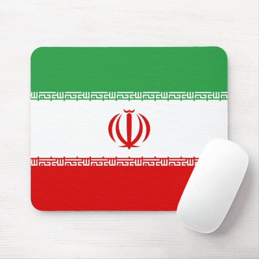 Iranische Flagge (Iran) (Persisch) Mousepad (Mit Mouse)