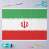 Iranische Flagge (Iran) (Persisch) Seidenpapier (Basteln)