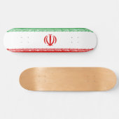 Iranische Flagge (Iran) (Persisch) Skateboard (Horizontal)