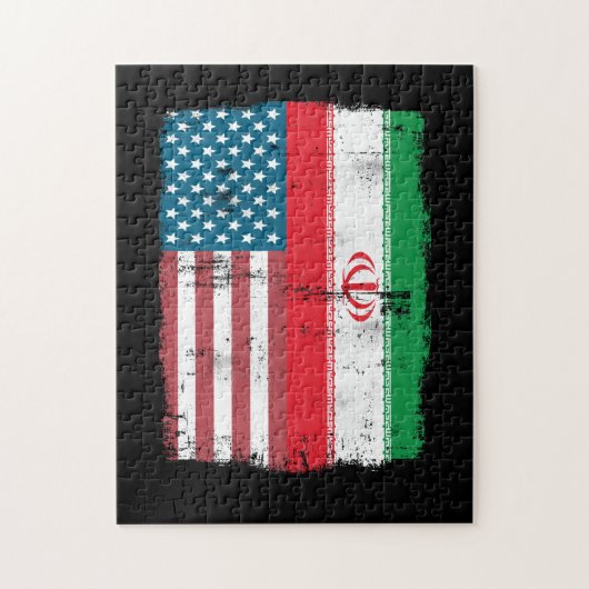 Iranische Flagge - IRANISCHE ROOTS Puzzle (Vertikal)