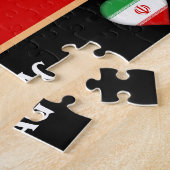 Iranische Flagge / iranisches Land / Iran Puzzle (Seite)