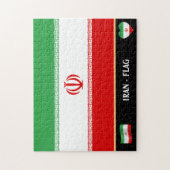 Iranische Flagge / iranisches Land / Iran Puzzle (Vertikal)