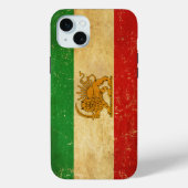 Iranische Flagge - Löwe und Sonnenschein - Flagge Case-Mate iPhone Hülle (Rückseite)