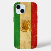Iranische Flagge - Löwe und Sonnenschein - Flagge Case-Mate iPhone Hülle (Rückseite)