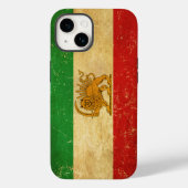 Iranische Flagge - Löwe und Sonnenschein - Flagge Case-Mate iPhone Hülle (Rückseite)