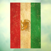 Iranische Flagge - Löwe und Sonnenschein - Flagge  Fensteraufkleber (Blatt 3)