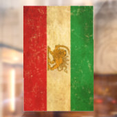 Iranische Flagge - Löwe und Sonnenschein - Flagge  Fensteraufkleber (Blatt 2)