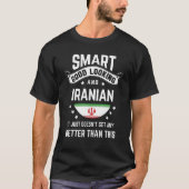 Iranische Flagge Ureinwohner des Iran iranische Wu T-Shirt (Vorderseite)