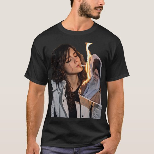 Iranische Freiheitsfrau - Herren T-Shirt (Vorderseite)