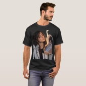 Iranische Freiheitsfrau - Herren T-Shirt (Vorne ganz)