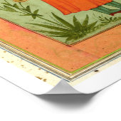 iranische Fürstentin mit einer Tasse und einem Kol Poster (Ecke)