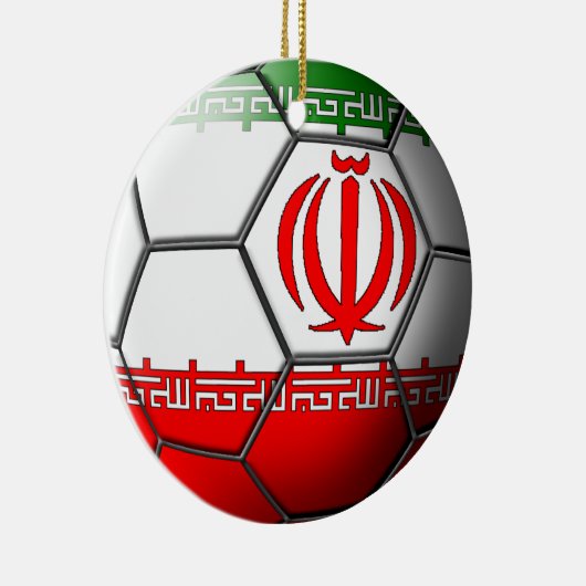 Iranische Fußball-Verzierung Keramik Ornament (Rechts)