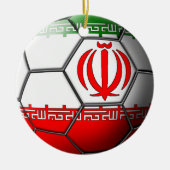 Iranische Fußball-Verzierung Keramik Ornament (Vorne)