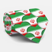 Iranische Herz und iranische Flagge / Iran Krawatte (Gerollt)