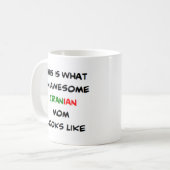 iranische Mutter, großartig Kaffeetasse (Vorderseite Links)