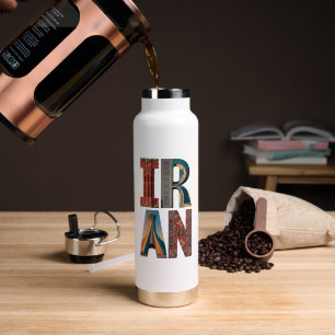 Iranischer Stolz Anti-Kriegs Anti-Neokon-Wasserfla Trinkflasche