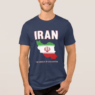 Iranischer Stolz Kein Krieg Friedens T-Shirt Tri-Blend Shirt