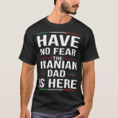 Iranischer Vater Iran Persisches Reich T-Shirt (Vorderseite)