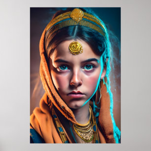 Iranisches Mädchen Poster