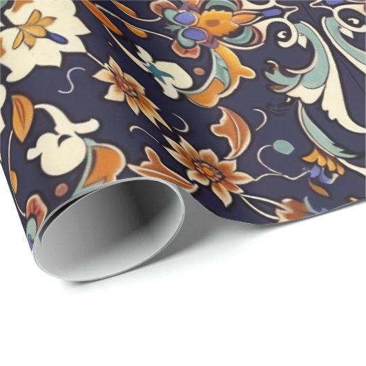 Iranisches Muster Geschenkpapier (Rolleneckpunkt)