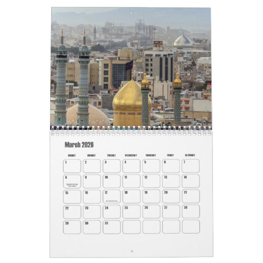 Irankalender Kalender (Mär 2026)