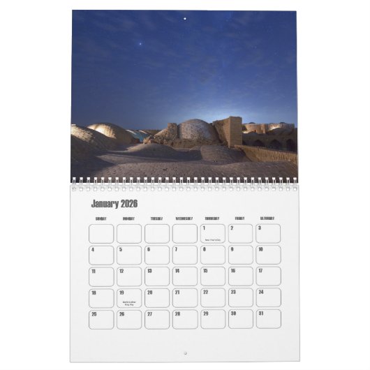 Irankalender Kalender (Jan 2026)