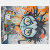 Iranovan Inkwell Fleecedecke (Vorderseite (Horizontal))