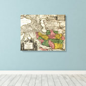 IranPanoramakarte Iran Leinwanddruck (Insitu (Holzboden))