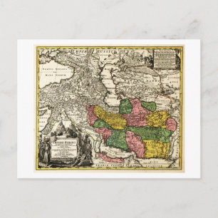IranPanoramakarte Iran Postkarte