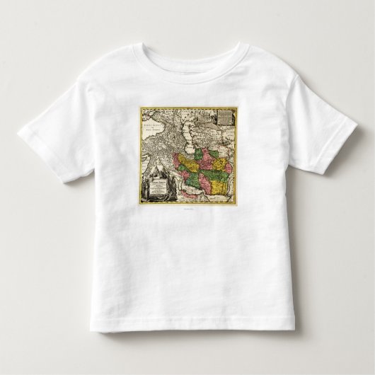IranPanoramic MapIran Kleinkind T-shirt (Vorderseite)