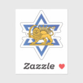Irans Haltung gegenüber Israel Aufkleber (Blatt)
