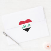 Iraq Herz-Aufkleber (Umschlag)