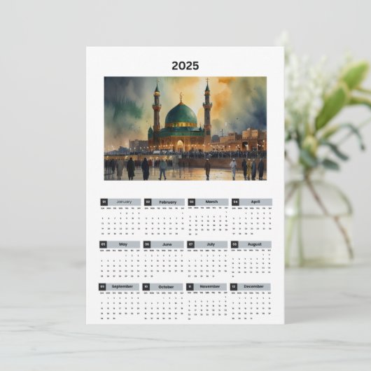 Iraq-Kalender Programm (Stehend Vorderseite)