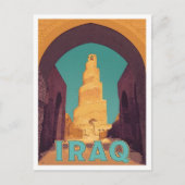 Iraq Vintage Travel Postkarte (Vorderseite)