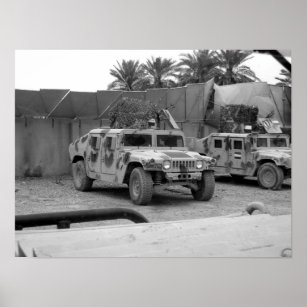 Iraqi army Humvee (M-1151) Poster
