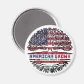 Iraqi US American United States Tree Magnet (Vorderseite/Rückseite)