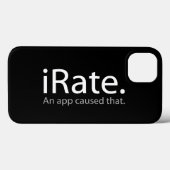 iRate - Eine App verursacht das !!! Case-Mate iPhone Hülle (Rückseite (Horizontal))