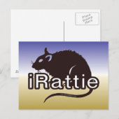 iRattie Postkarte (Vorne/Hinten)