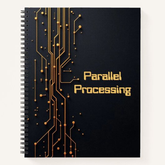 ircuit Board Intellect | STEM Logic & Connection Notizblock (Vorderseite)